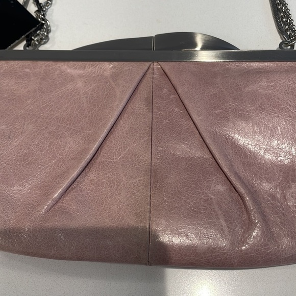 HOBO Light Mauve Color Clutch or Sachel wallet Bag—Beautiful Soft Leather—NWT! - Picture 3 of 9